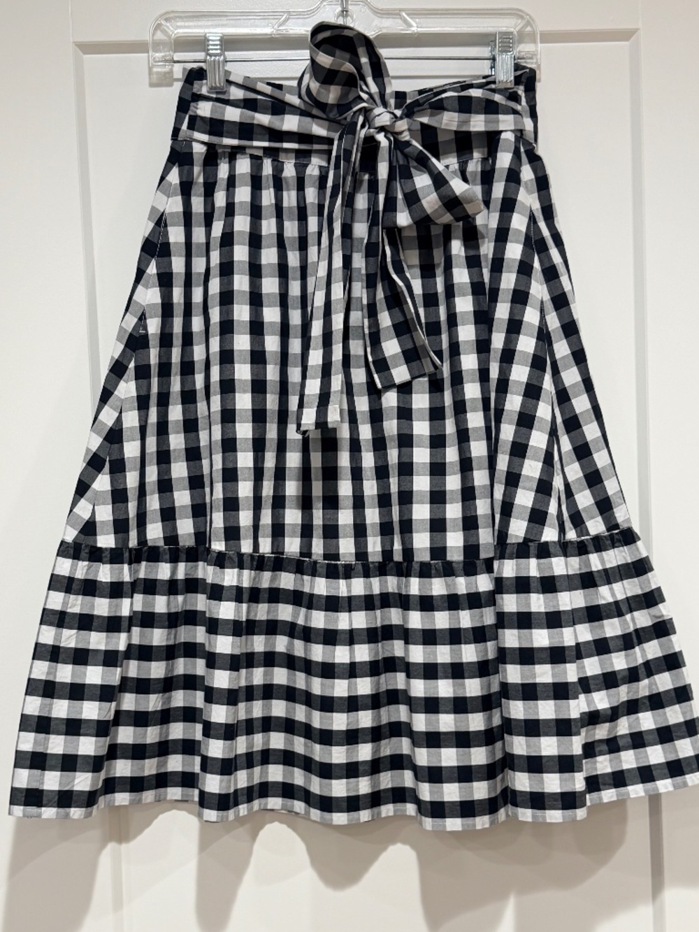 J.Crew Gingham Midi Skirt Women's Size 4 JCREW J. Crew